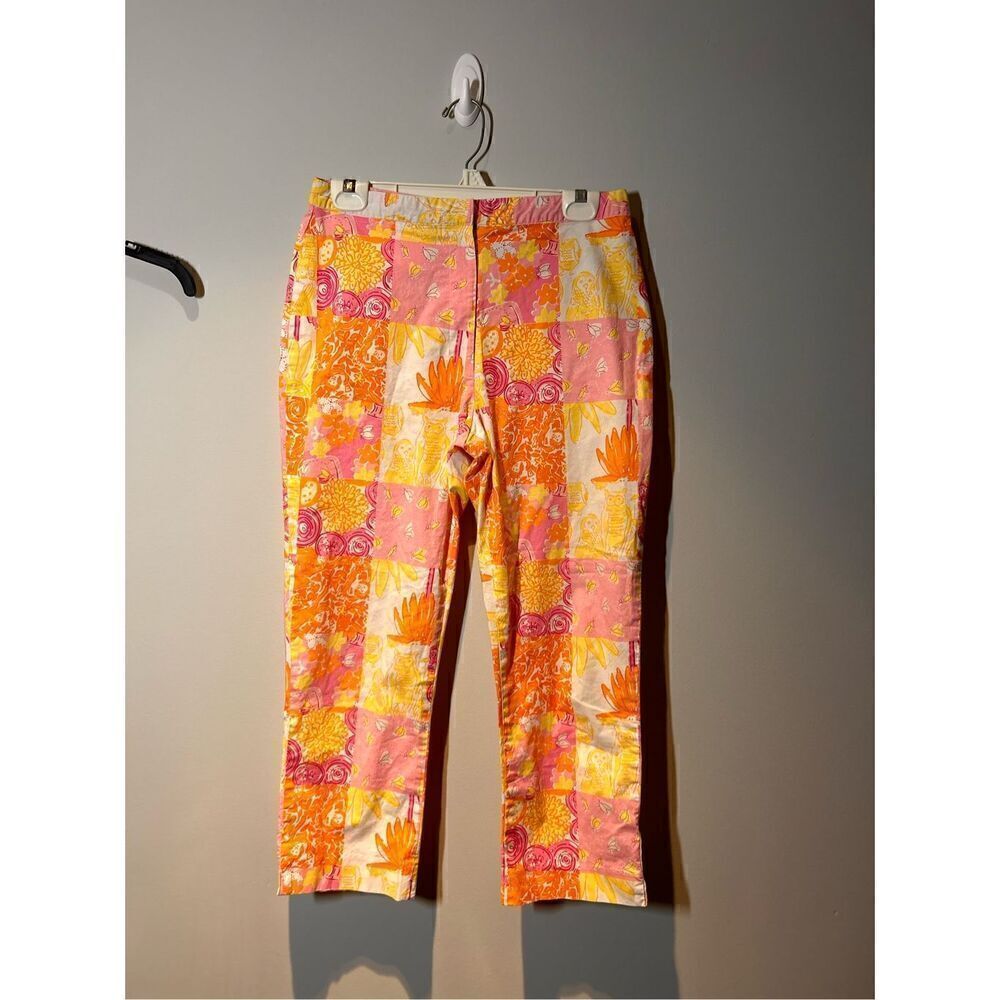 ‼️Sale‼️ White label Lilly Pulitzer capris size 4 C17-17